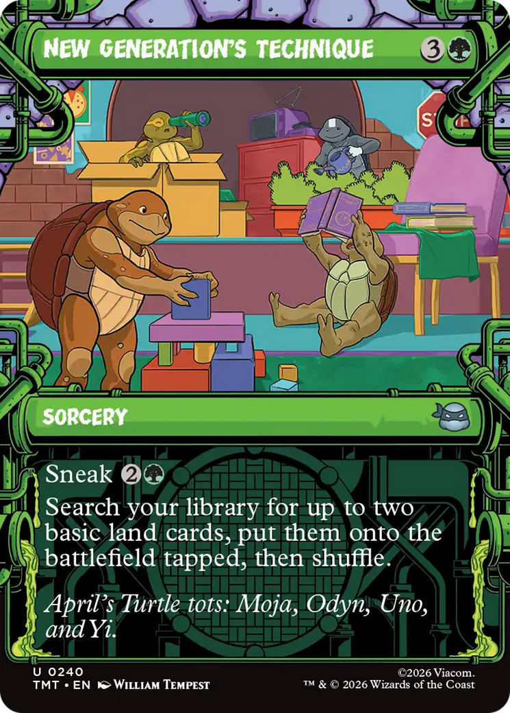New Generation's Technique (Showcase) [Teenage Mutant Ninja Turtles] | Magic Magpie