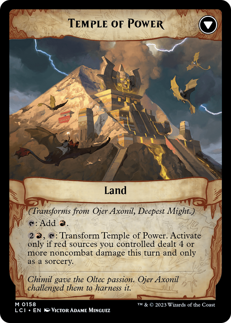 Ojer Axonil, Deepest Might // Temple of Power [The Lost Caverns of Ixalan] | Magic Magpie