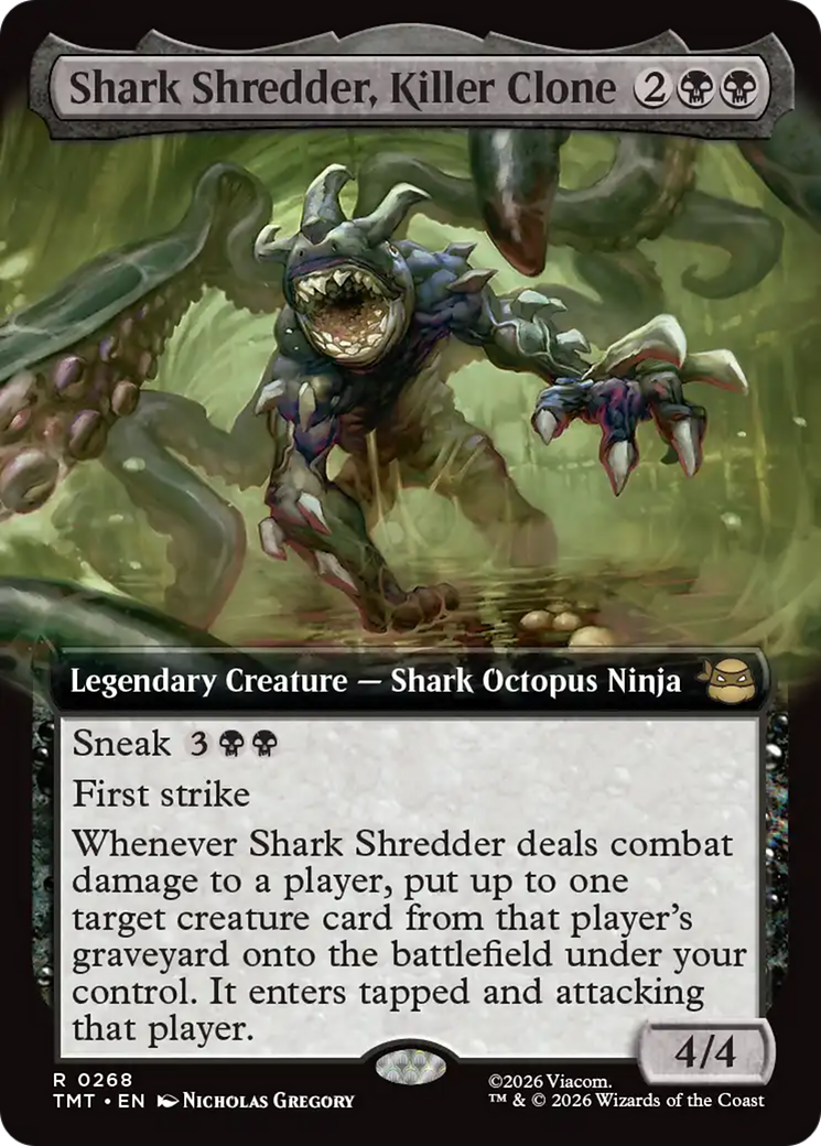 Shark Shredder, Killer Clone (Extended Art) [Teenage Mutant Ninja Turtles] | Magic Magpie
