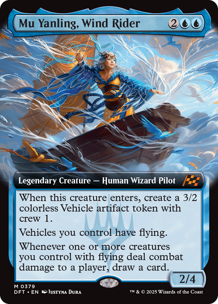 Mu Yanling, Wind Rider (Extended Art) [Aetherdrift] | Magic Magpie