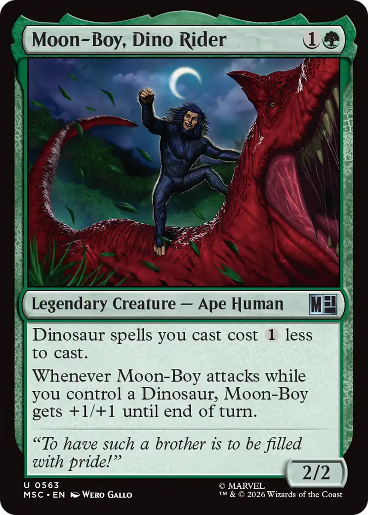 Moon-Boy, Dino Rider [Marvel Super Heroes Commander] | Magic Magpie
