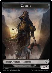 Elemental (9) // Zombie Double-Sided Token [March of the Machine Tokens] | Magic Magpie