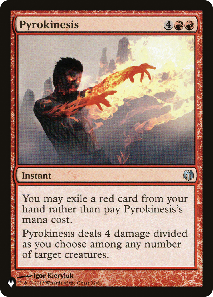 Pyrokinesis [The List] | Magic Magpie