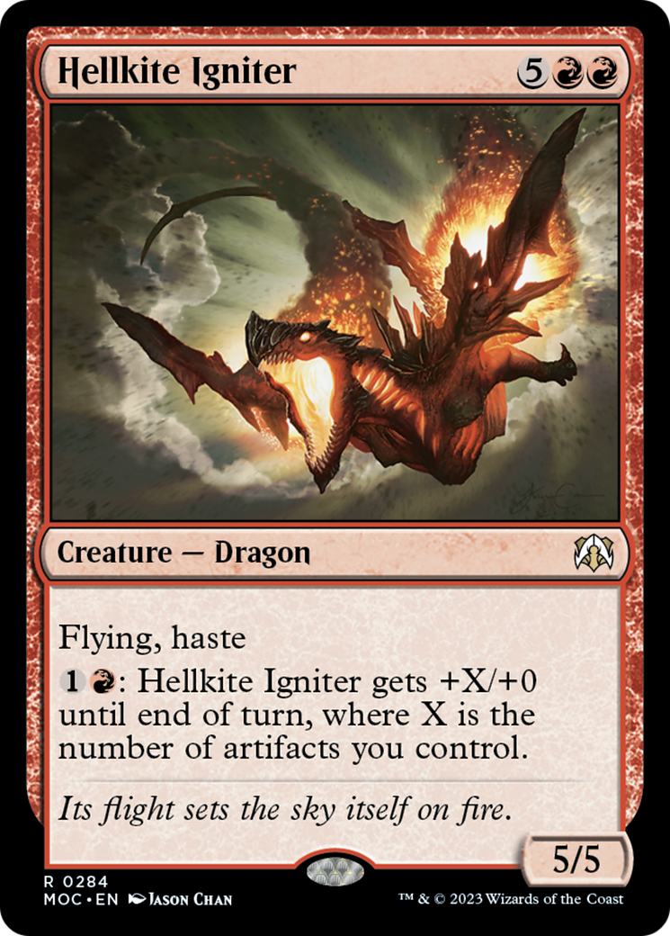 Hellkite Igniter [March of the Machine Commander] | Magic Magpie