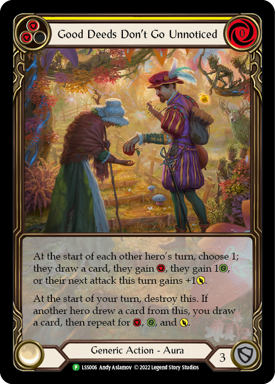 Good Deeds Don't Go Unnoticed [LSS006] (Promo)  Rainbow Foil | Magic Magpie