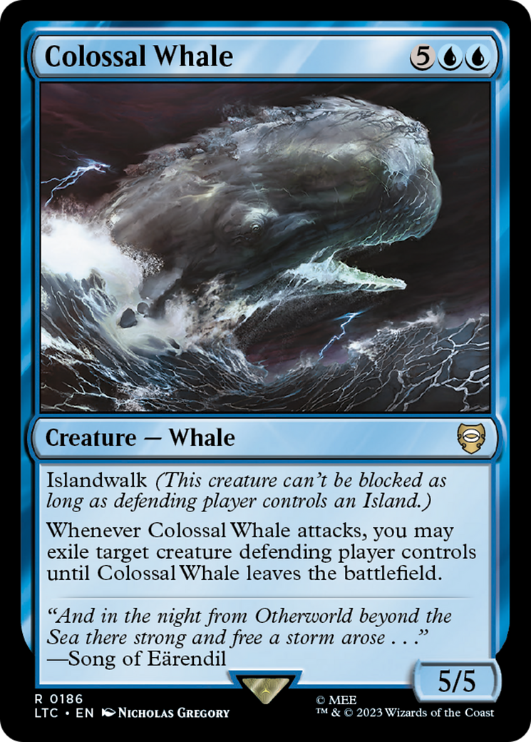 Colossal Whale [The Lord of the Rings: Tales of Middle-Earth Commander] | Magic Magpie