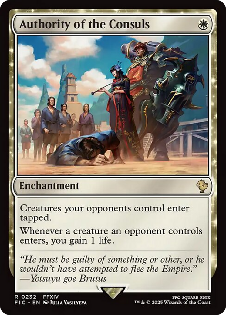 Authority of the Consuls [FINAL FANTASY Commander] | Magic Magpie