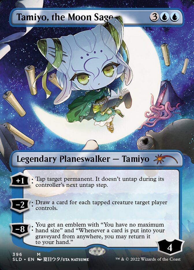 Tamiyo, the Moon Sage (Borderless) [Secret Lair Drop Series] | Magic Magpie