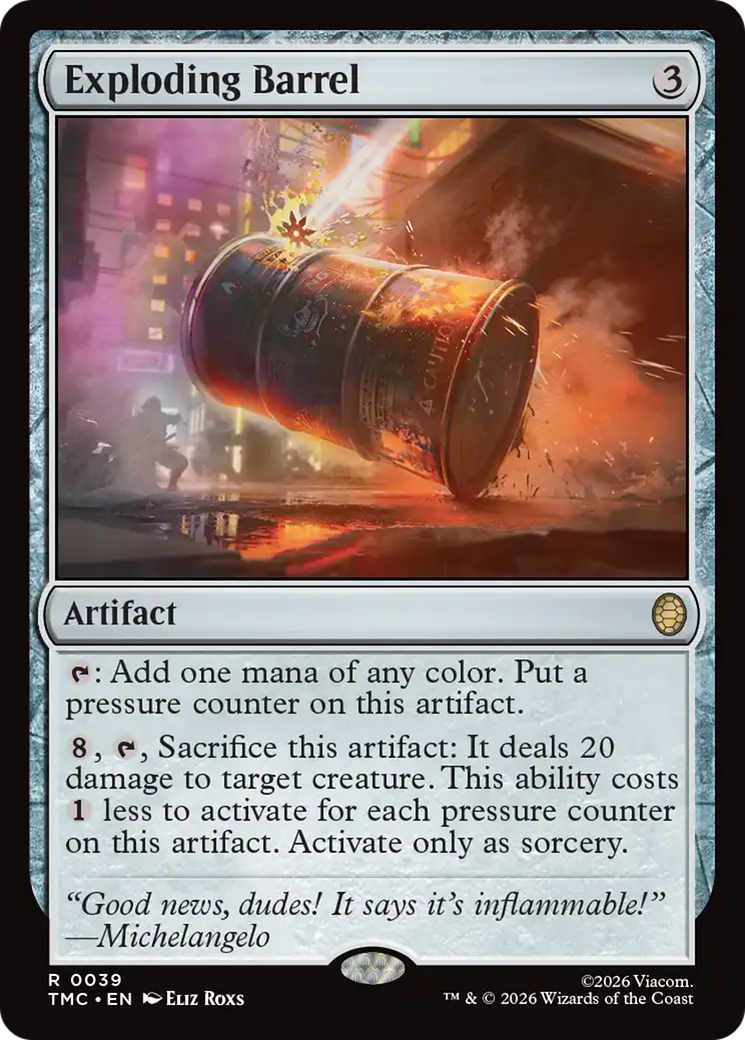 Exploding Barrel [Teenage Mutant Ninja Turtles Commander] | Magic Magpie