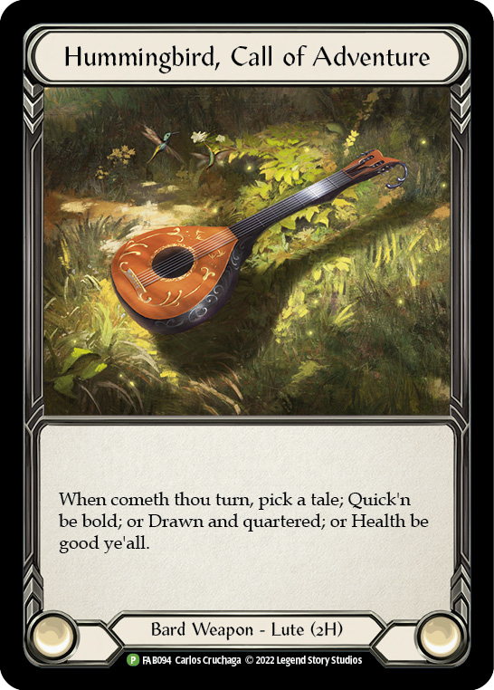 Hummingbird, Call of Adventure [FAB094] (Promo)  Cold Foil | Magic Magpie