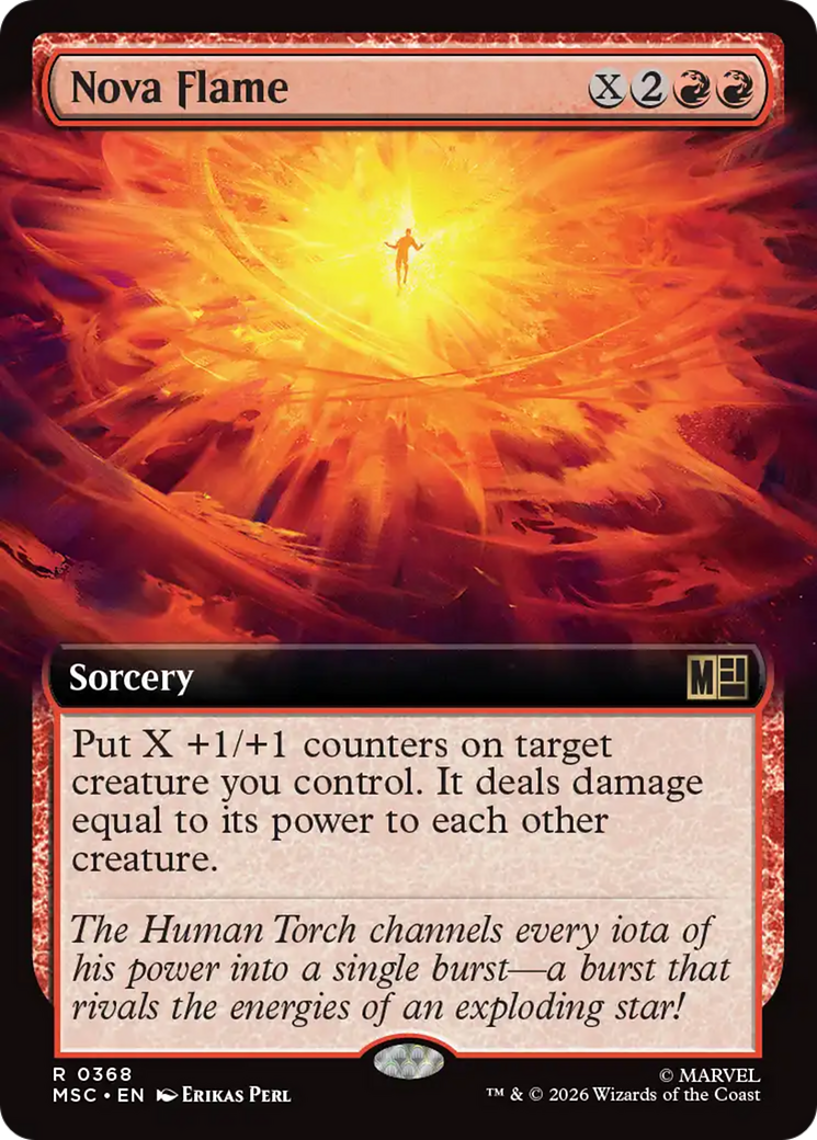 Nova Flame (Extended Art) [Marvel Super Heroes Commander] | Magic Magpie