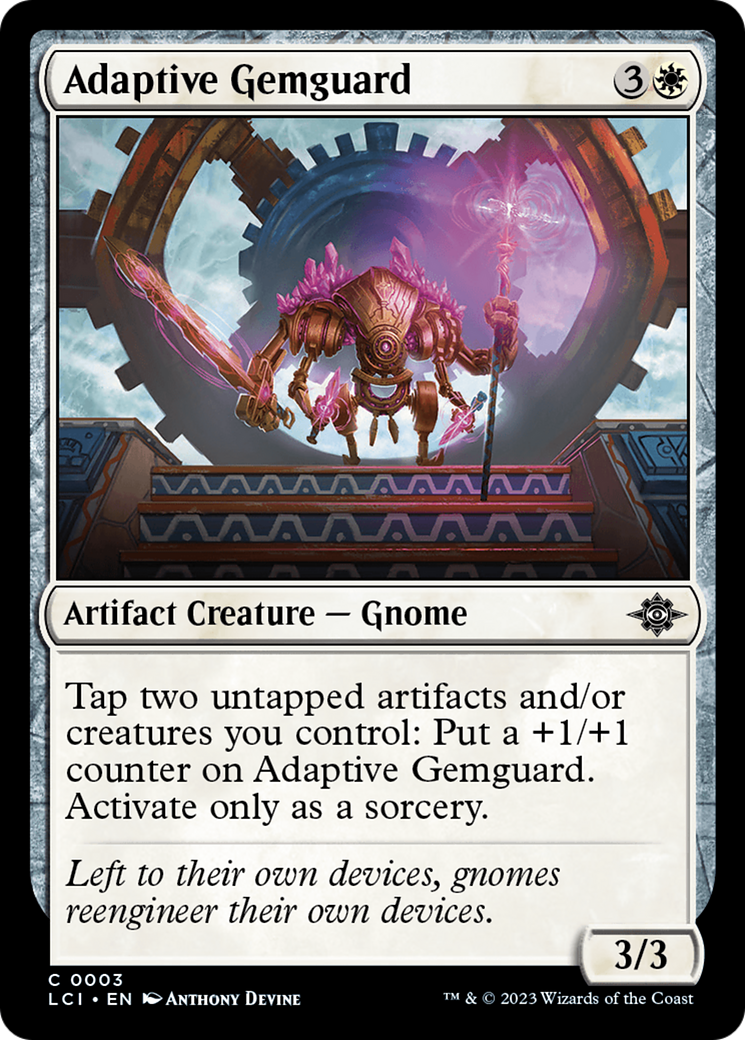 Adaptive Gemguard [The Lost Caverns of Ixalan] | Magic Magpie