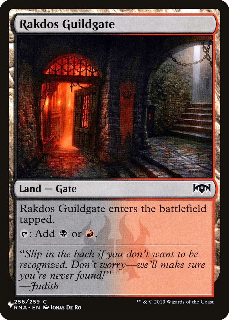 Rakdos Guildgate (256) [The List] | Magic Magpie