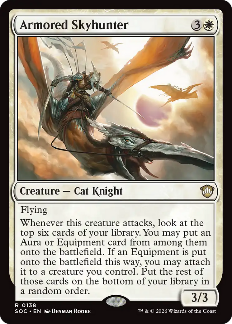 Armored Skyhunter [Secrets of Strixhaven Commander] | Magic Magpie