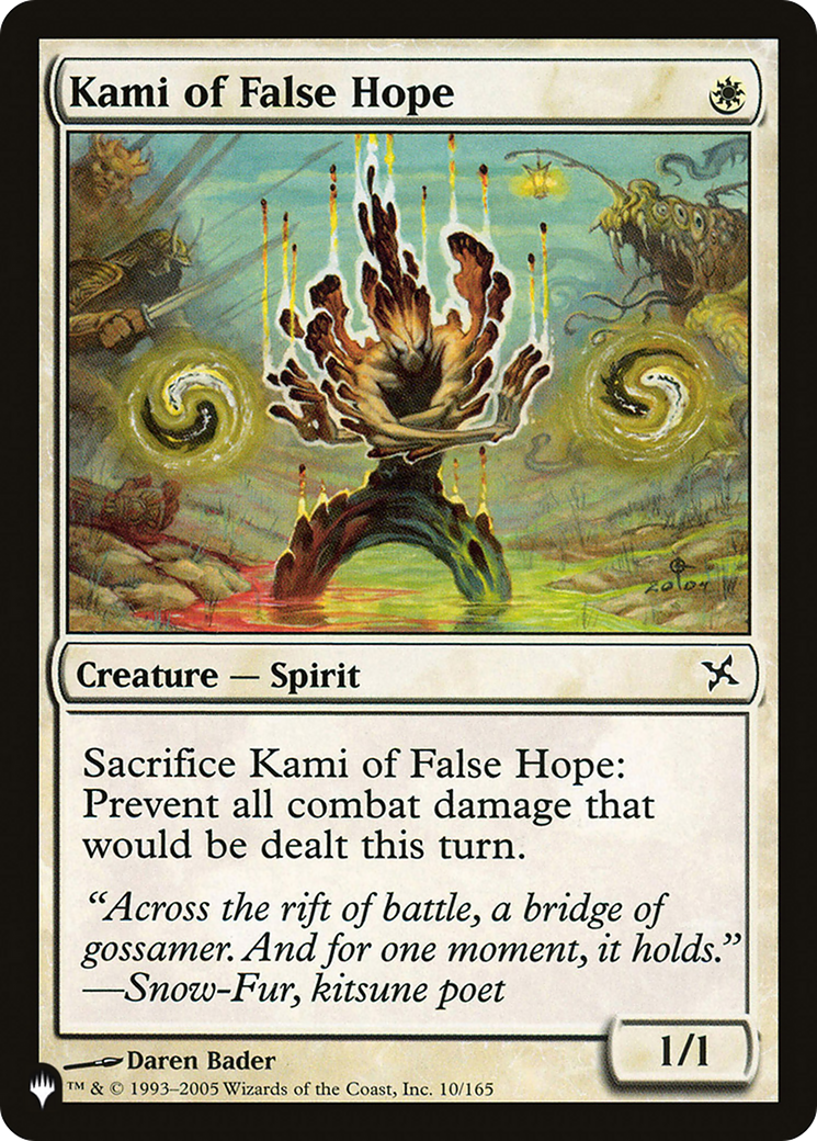 Kami of False Hope [The List Reprints] | Magic Magpie