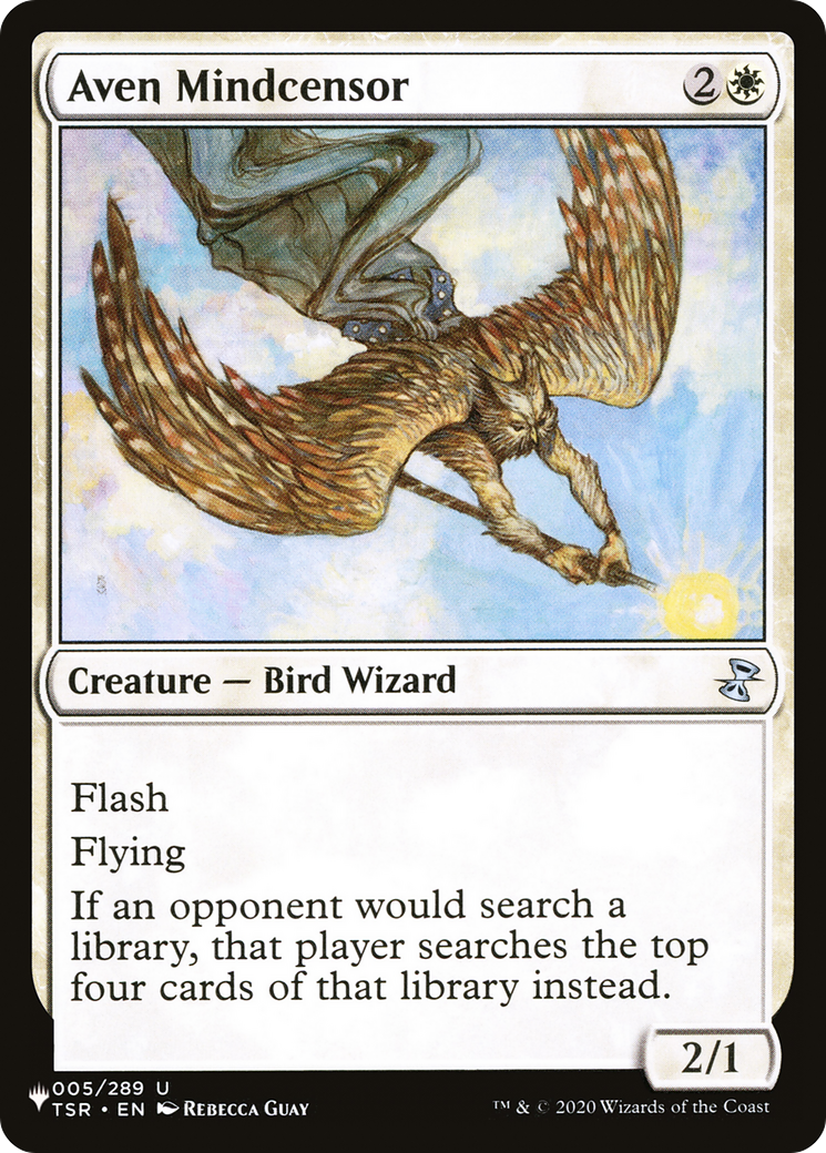 Aven Mindcensor [The List Reprints] | Magic Magpie