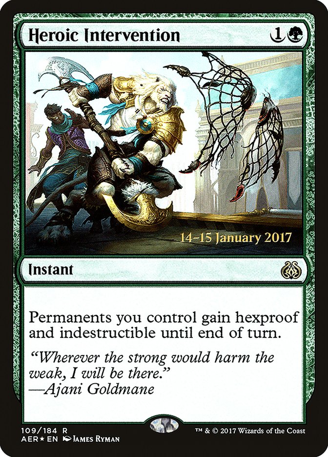 Heroic Intervention [Aether Revolt Prerelease Promos] | Magic Magpie