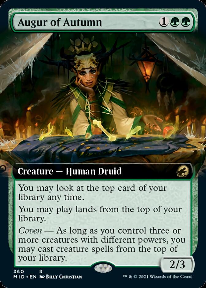 Augur of Autumn (Extended Art) [Innistrad: Midnight Hunt] | Magic Magpie