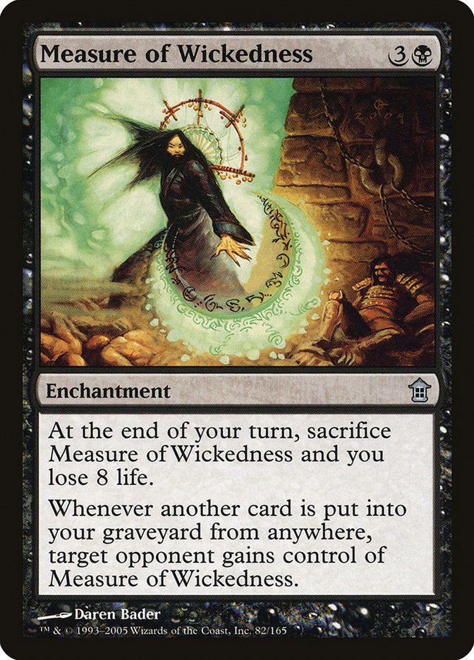 Measure of Wickedness [Saviors of Kamigawa] | Magic Magpie