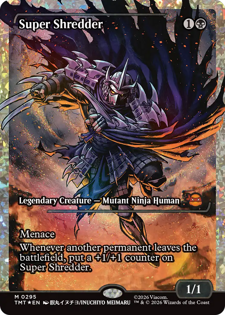 Super Shredder (Showcase) (Fracture Foil) [Teenage Mutant Ninja Turtles] | Magic Magpie