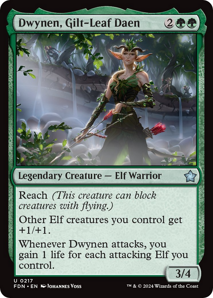 Dwynen, Gilt-Leaf Daen [Foundations] | Magic Magpie