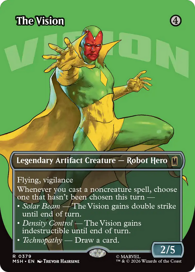 The Vision (Borderless) [Marvel Super Heroes] | Magic Magpie