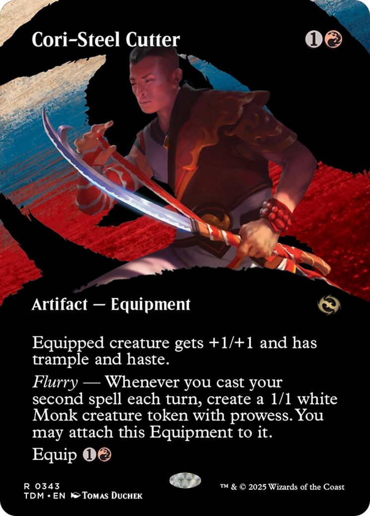 Cori-Steel Cutter (Borderless) [Tarkir: Dragonstorm] | Magic Magpie
