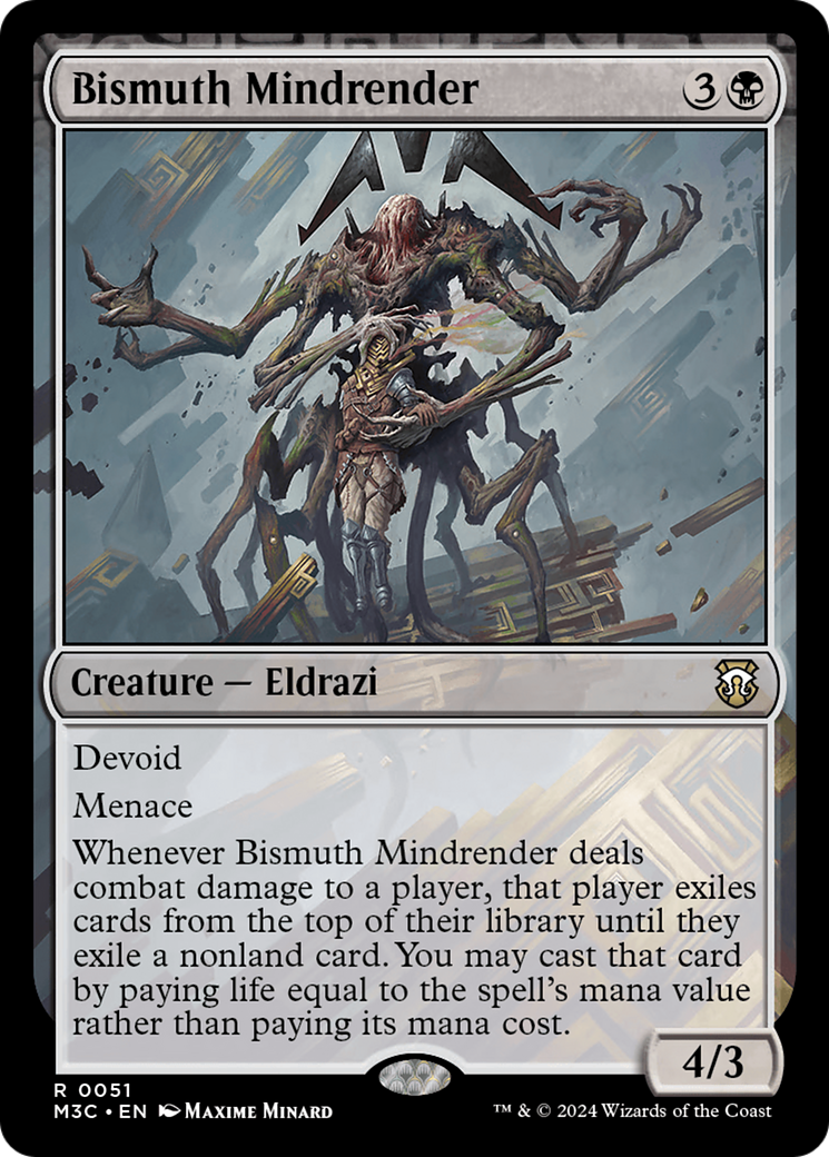 Bismuth Mindrender (Ripple Foil) [Modern Horizons 3 Commander] | Magic Magpie