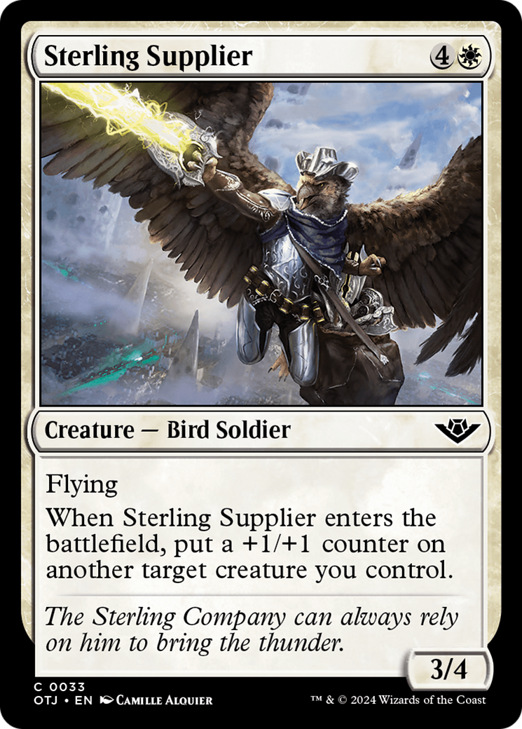 Sterling Supplier [Outlaws of Thunder Junction] | Magic Magpie