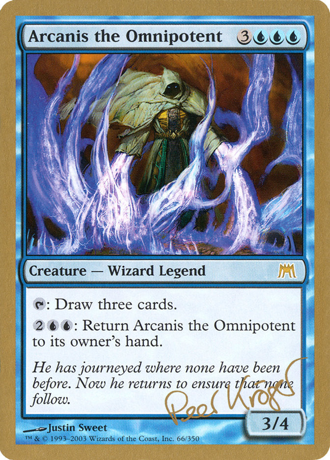 Arcanis the Omnipotent (Peer Kroger) [World Championship Decks 2003] | Magic Magpie