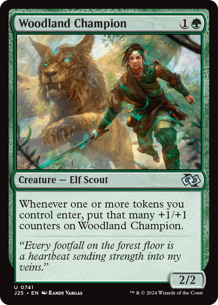 Woodland Champion [Foundations Jumpstart] | Magic Magpie