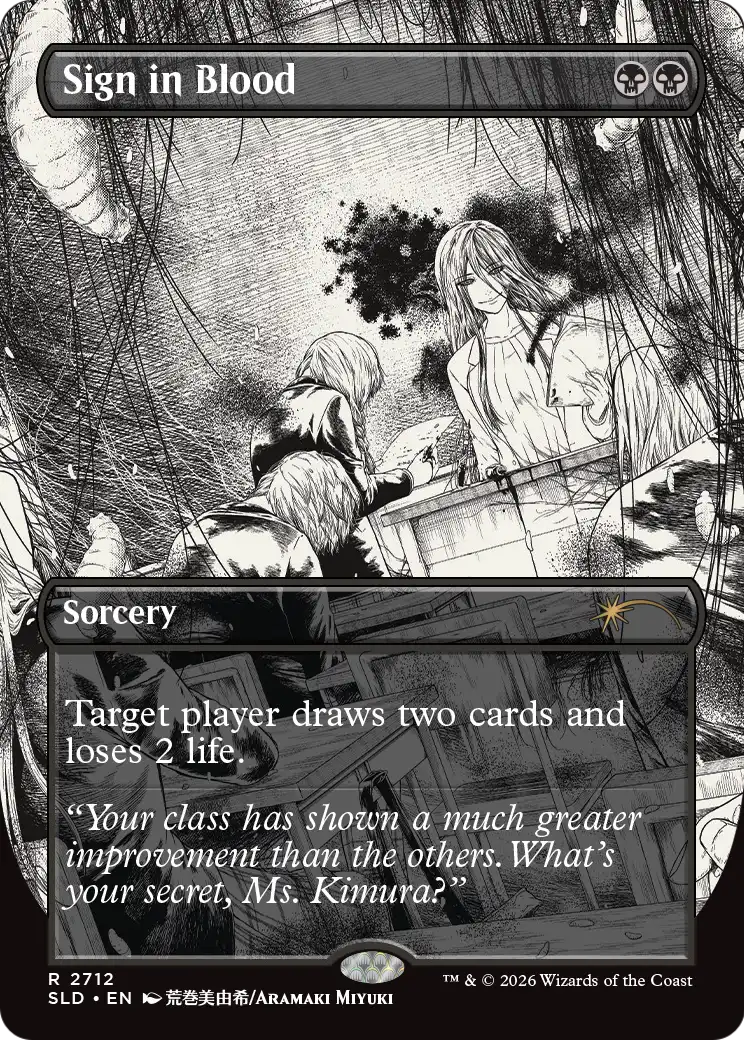 Sign in Blood [Secret Lair Drop Series] | Magic Magpie