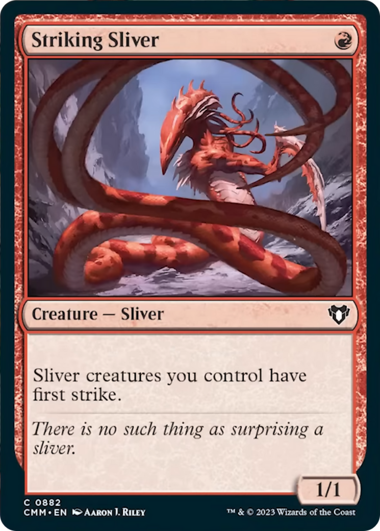 Striking Sliver [Commander Masters] | Magic Magpie