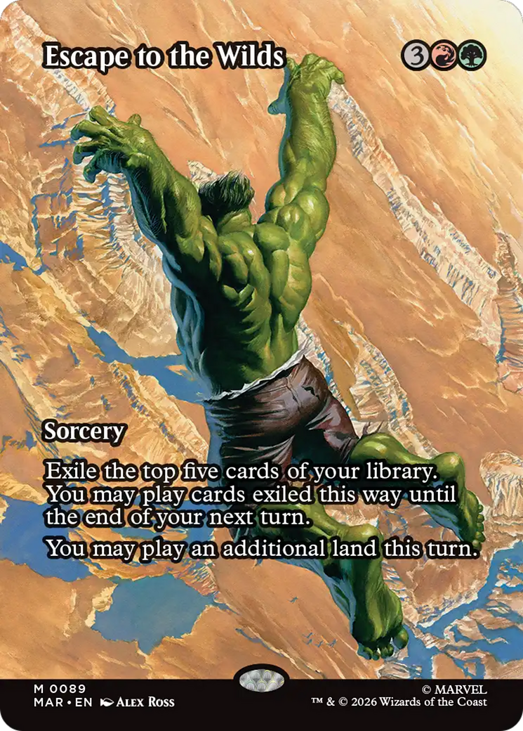Escape to the Wilds (Borderless) [Marvel Universe: Eternal-Legal] | Magic Magpie