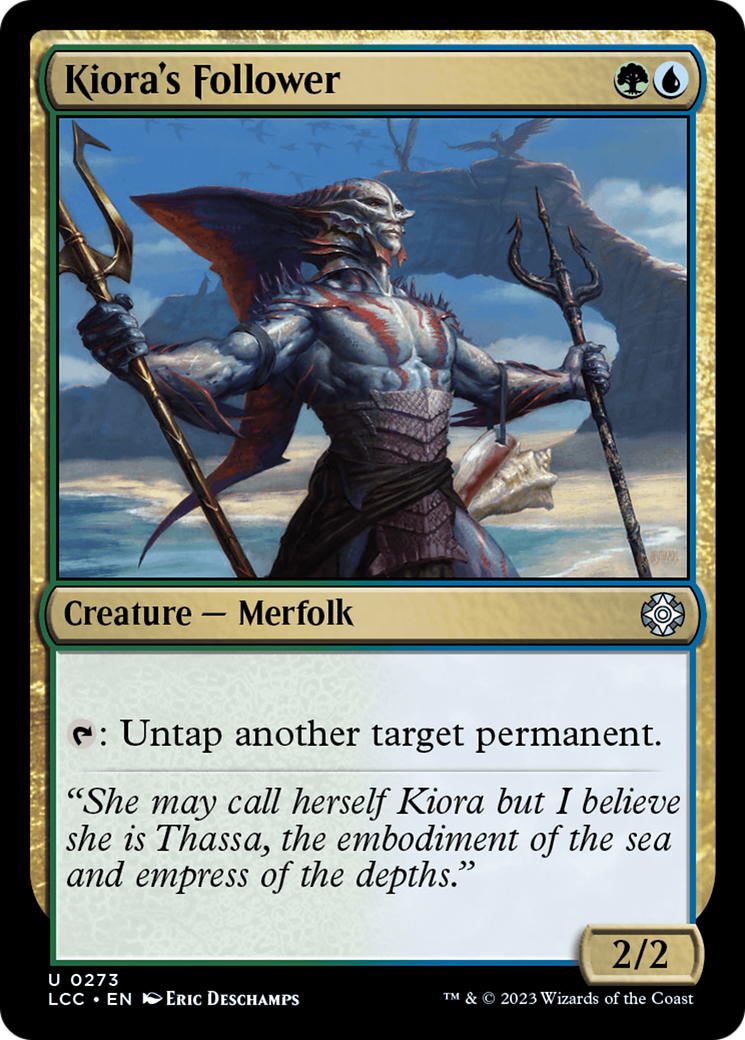 Kiora's Follower [The Lost Caverns of Ixalan Commander] | Magic Magpie
