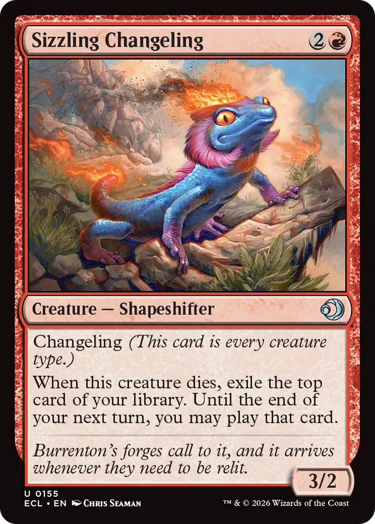 Sizzling Changeling [Lorwyn Eclipsed] | Magic Magpie