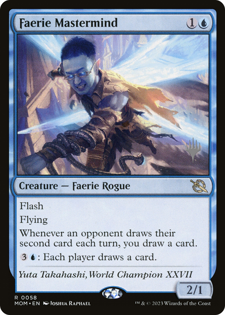 Faerie Mastermind (Promo Pack) [March of the Machine Promos] | Magic Magpie