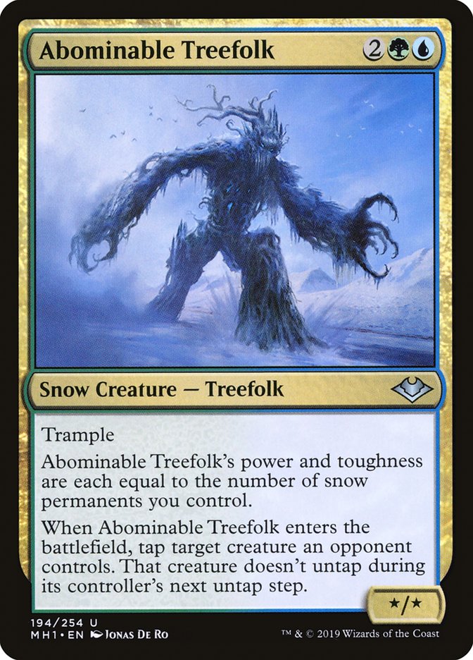 Abominable Treefolk [Modern Horizons] | Magic Magpie