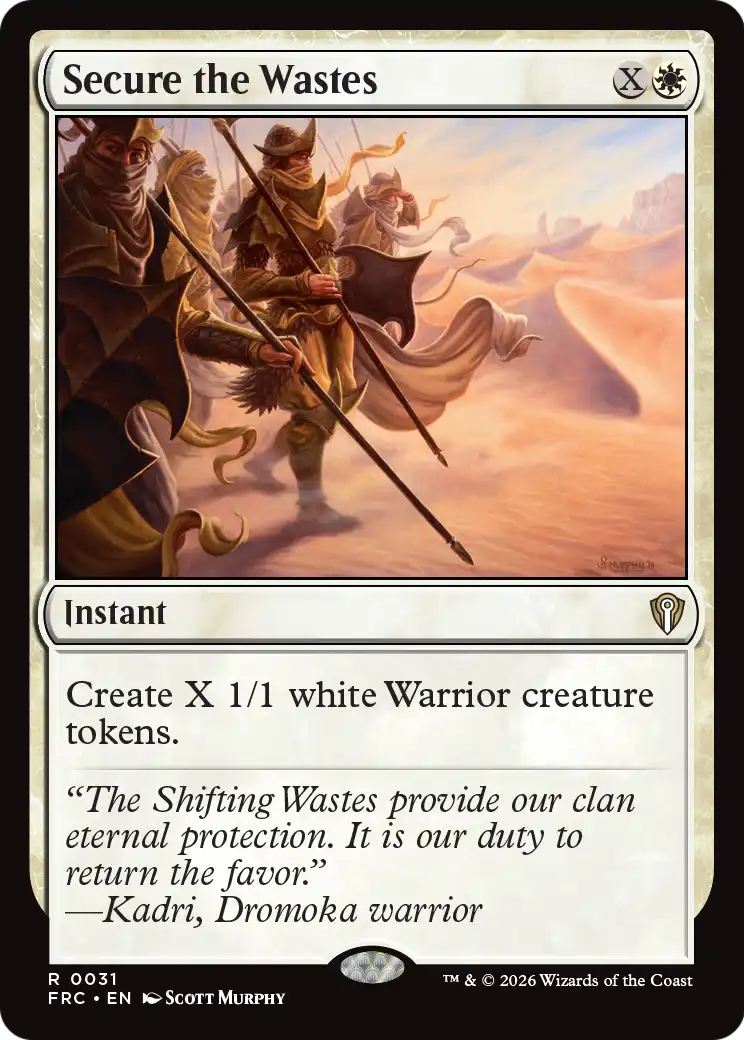 Secure the Wastes [Reality Fracture Commander] | Magic Magpie