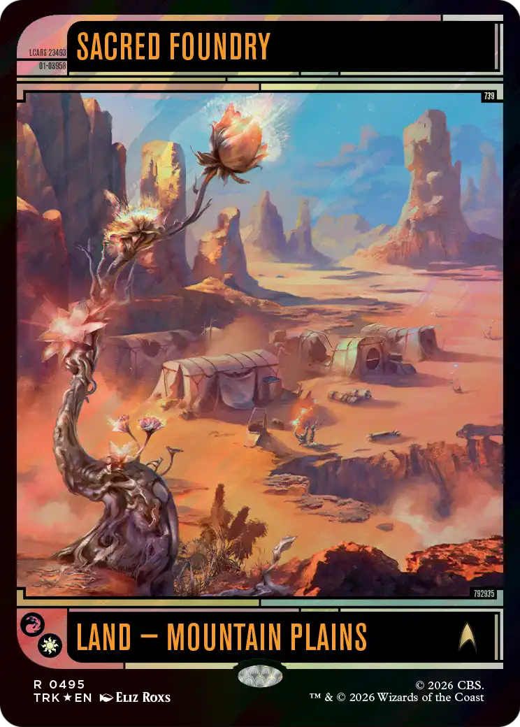 Sacred Foundry (Surge Foil) [Star Trek] | Magic Magpie