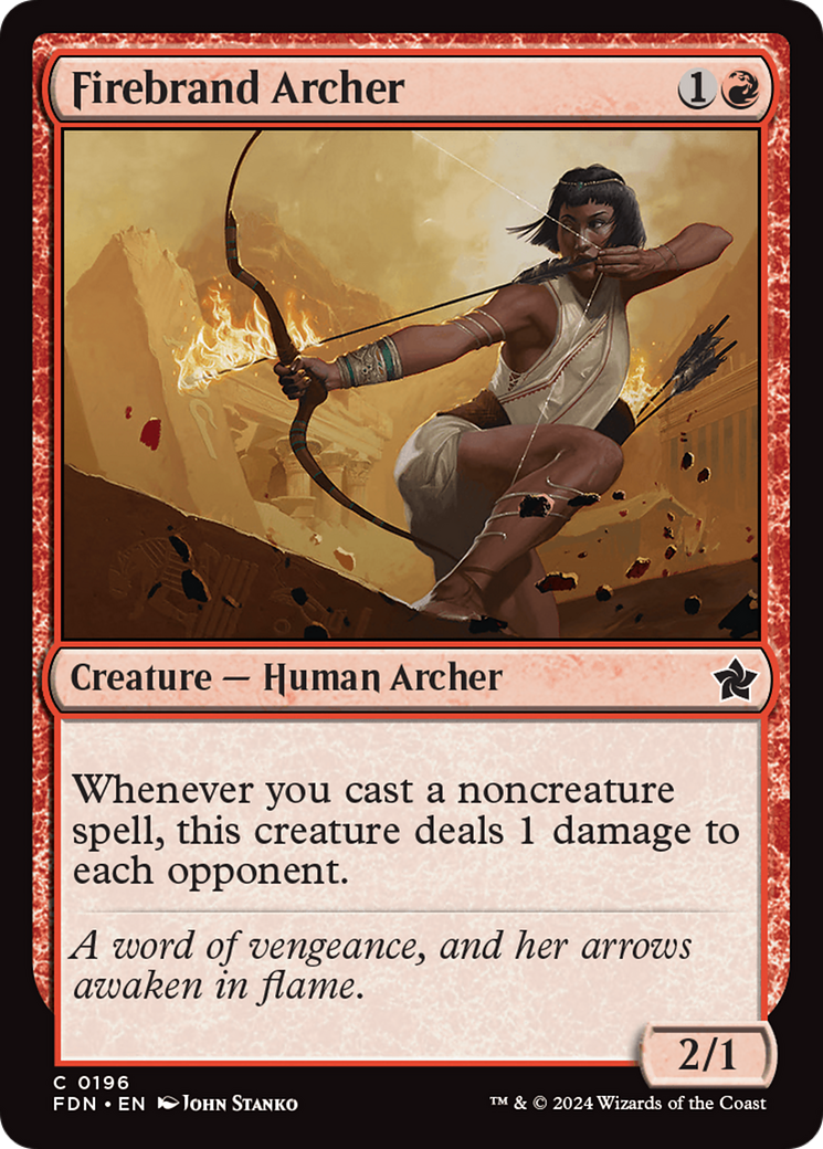 Firebrand Archer [Foundations] | Magic Magpie