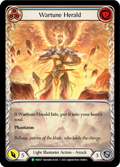 Wartune Herald (Blue Extended Art) [FAB037] (Promo)  Rainbow Foil | Magic Magpie