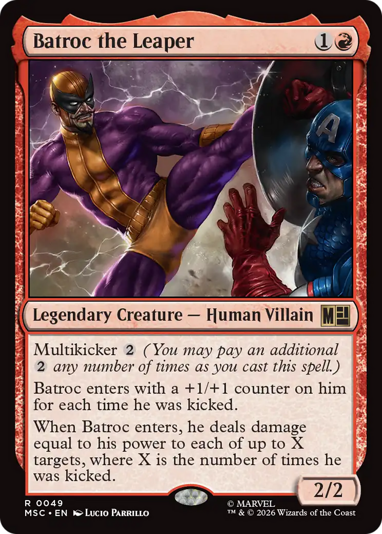 Batroc the Leaper (Surge Foil) [Marvel Super Heroes Commander] | Magic Magpie