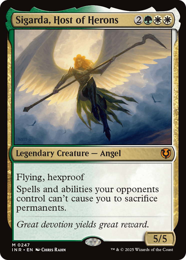 Sigarda, Host of Herons (Retro Frame) [Innistrad Remastered] | Magic Magpie