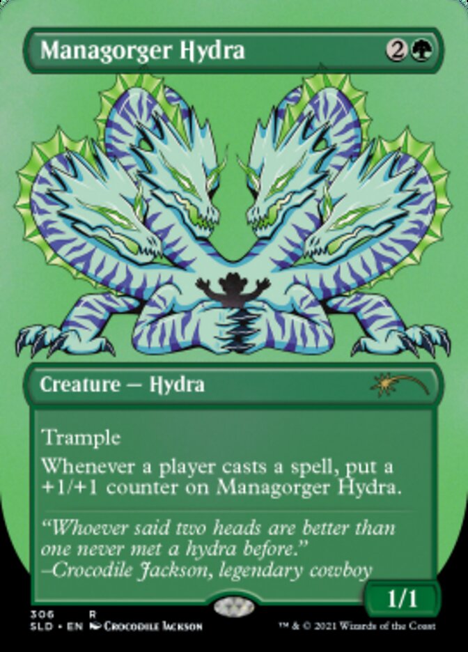 Managorger Hydra (Borderless) [Secret Lair Drop Series] | Magic Magpie