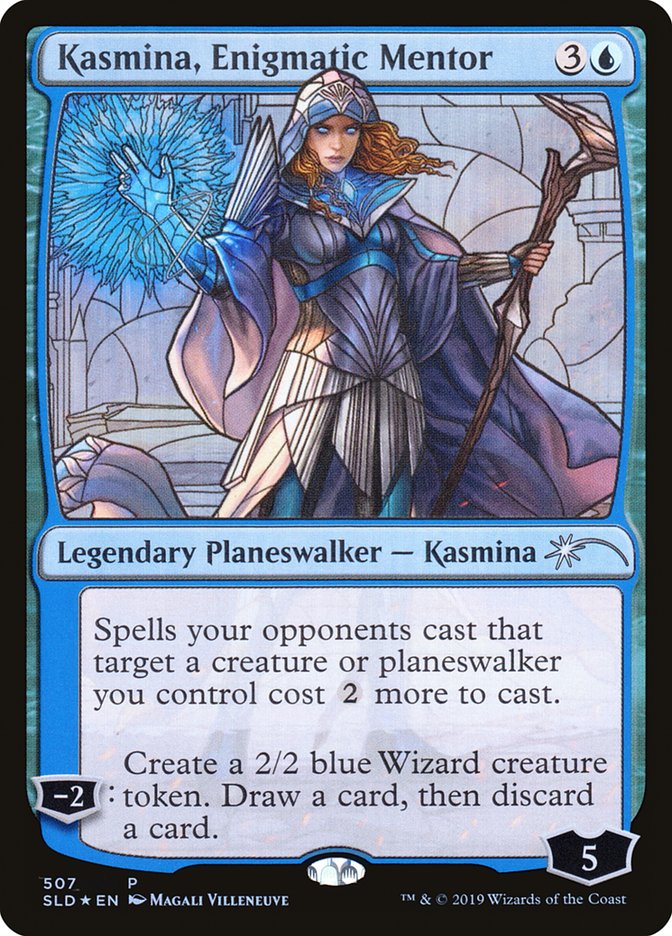 Kasmina, Enigmatic Mentor (Stained Glass) [Secret Lair Drop Promos] | Magic Magpie