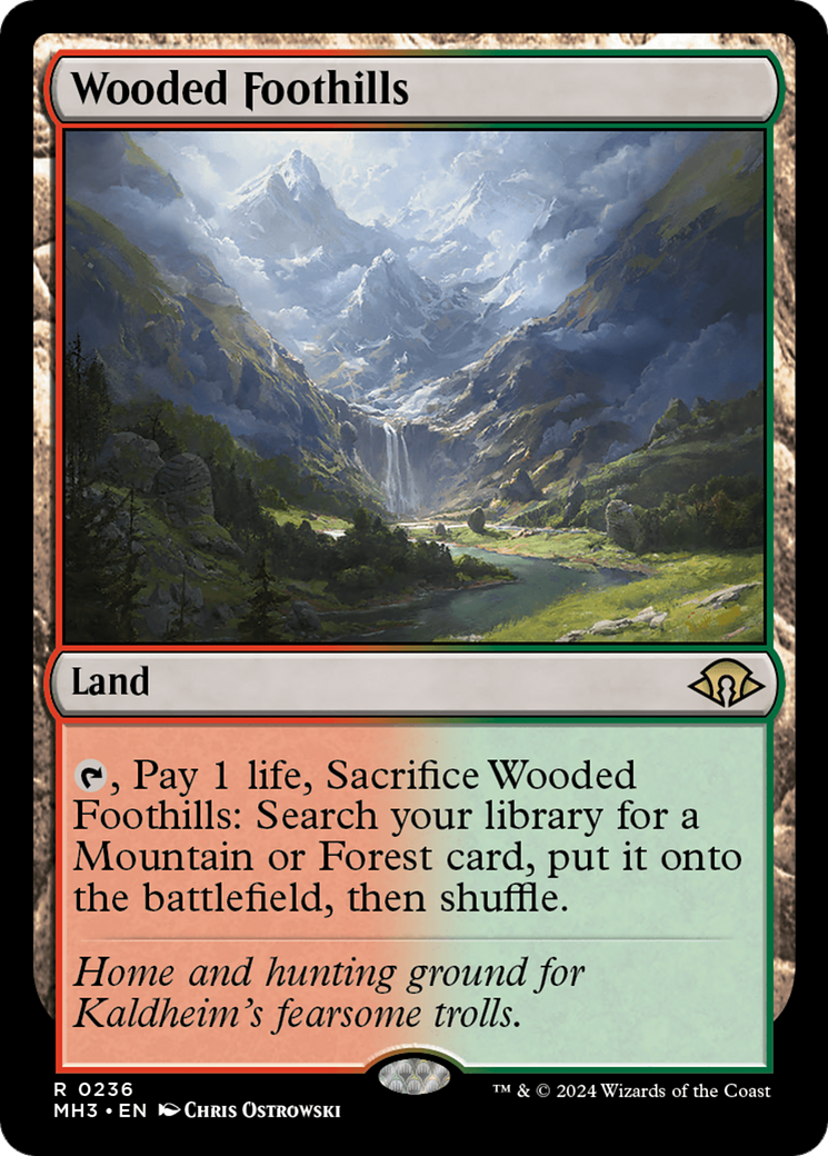 Wooded Foothills [Modern Horizons 3] | Magic Magpie