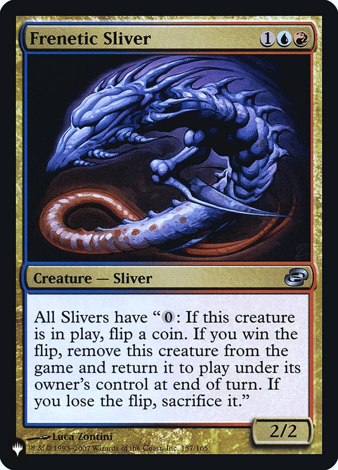 Frenetic Sliver [Secret Lair: Heads I Win, Tails You Lose] | Magic Magpie