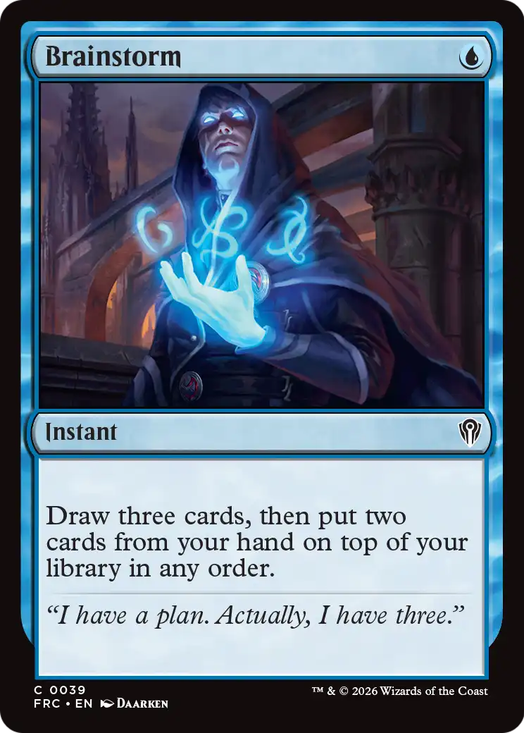 Brainstorm [Reality Fracture Commander] | Magic Magpie