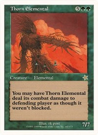 Thorn Elemental (Oversized) [Oversize Cards] | Magic Magpie